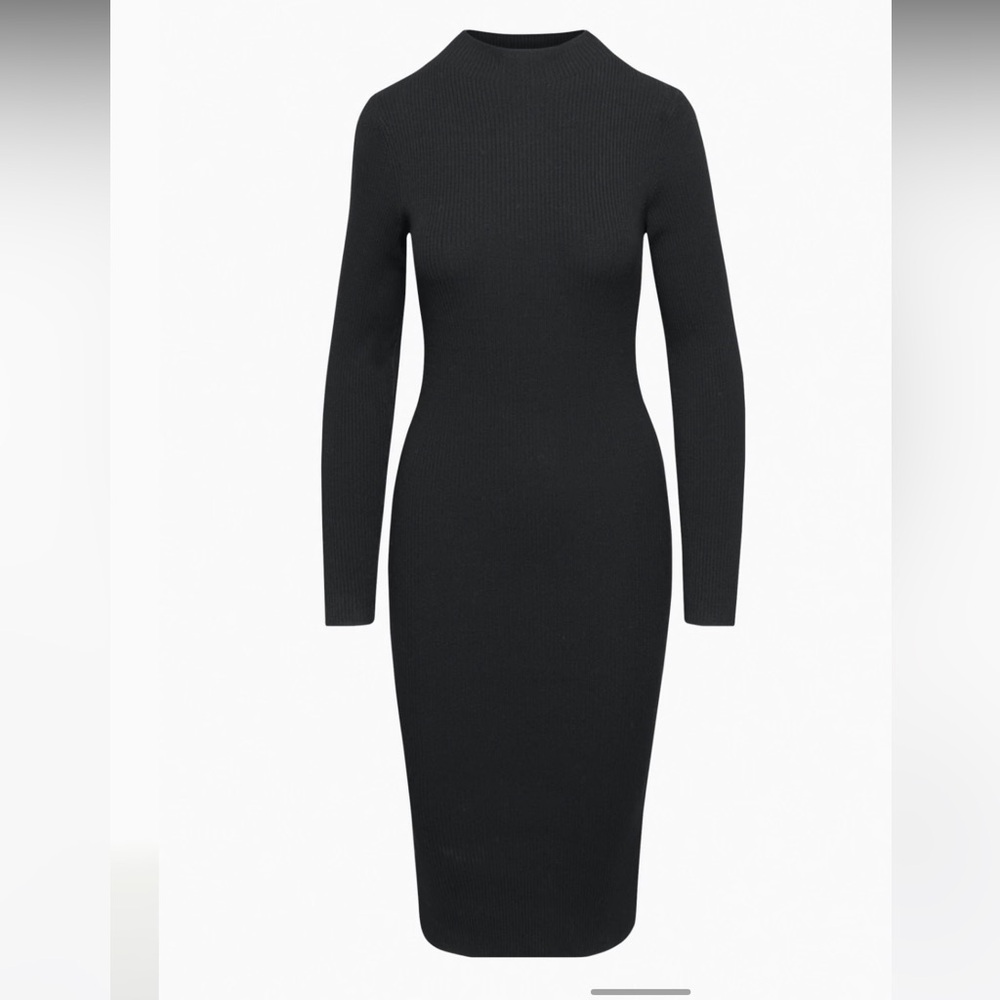 Black Knit open back artizia dress NWT